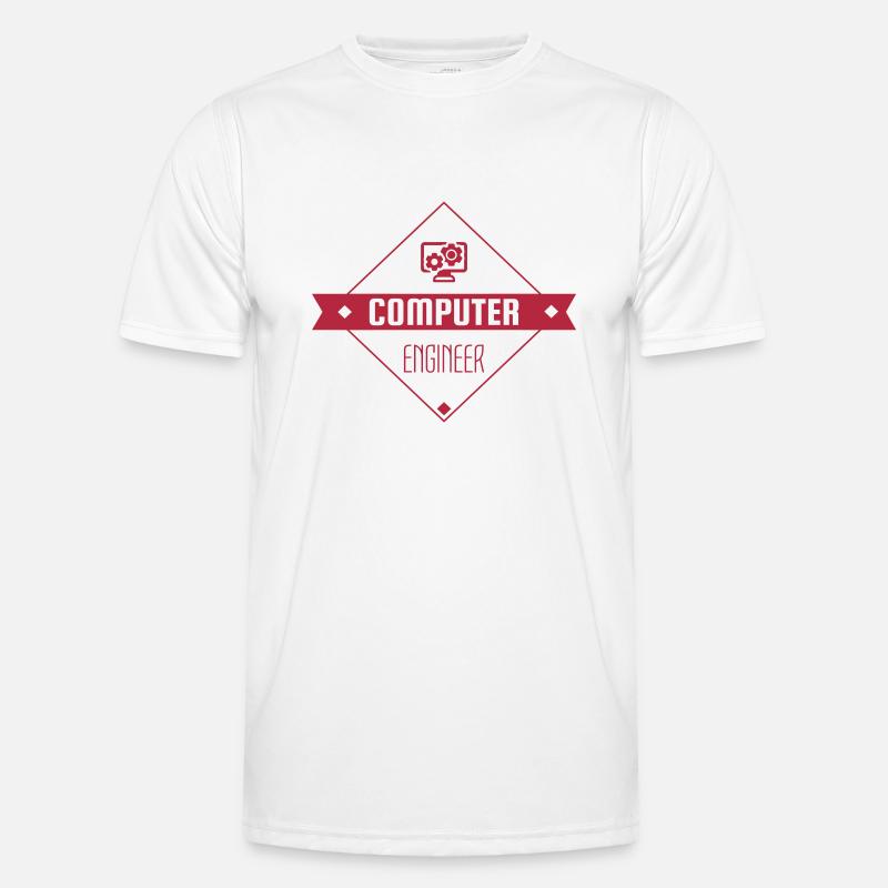 Computer / Informatiker / Aussenseiter / Ingenieur Männer Funktions-T-Shirt