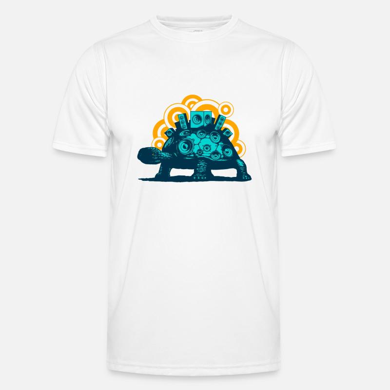 Mobile sound system (no text) - Men's Functional T-Shirt - white