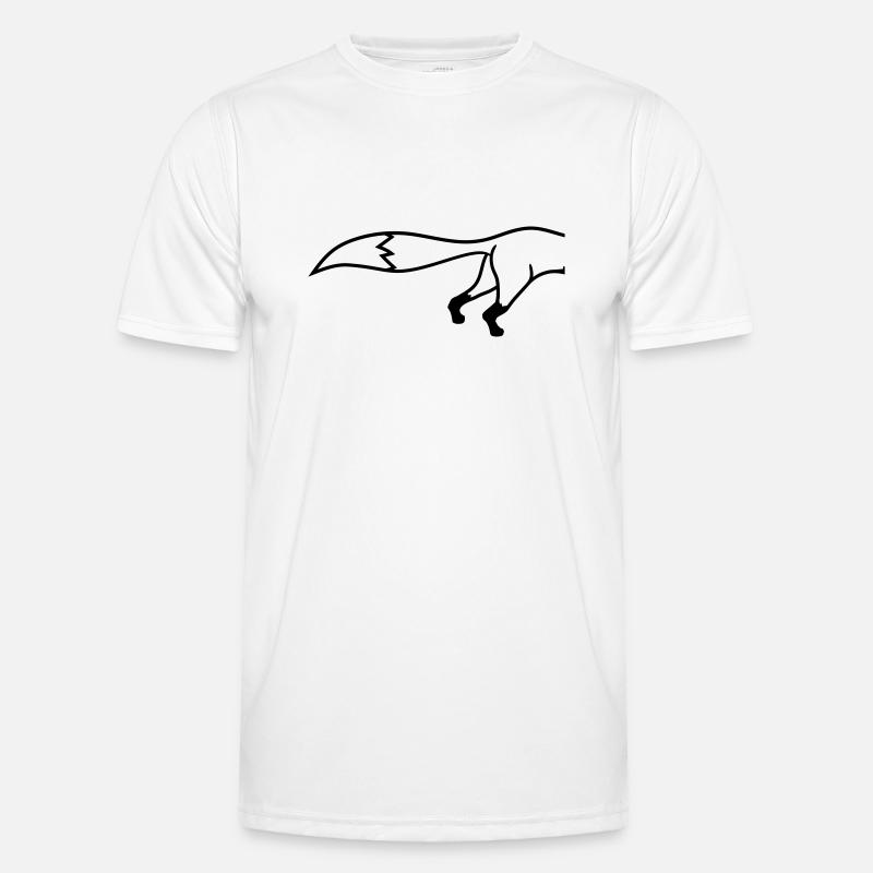 halb hinten hinterteil fuchs schön design cool com Männer Funktions-T-Shirt