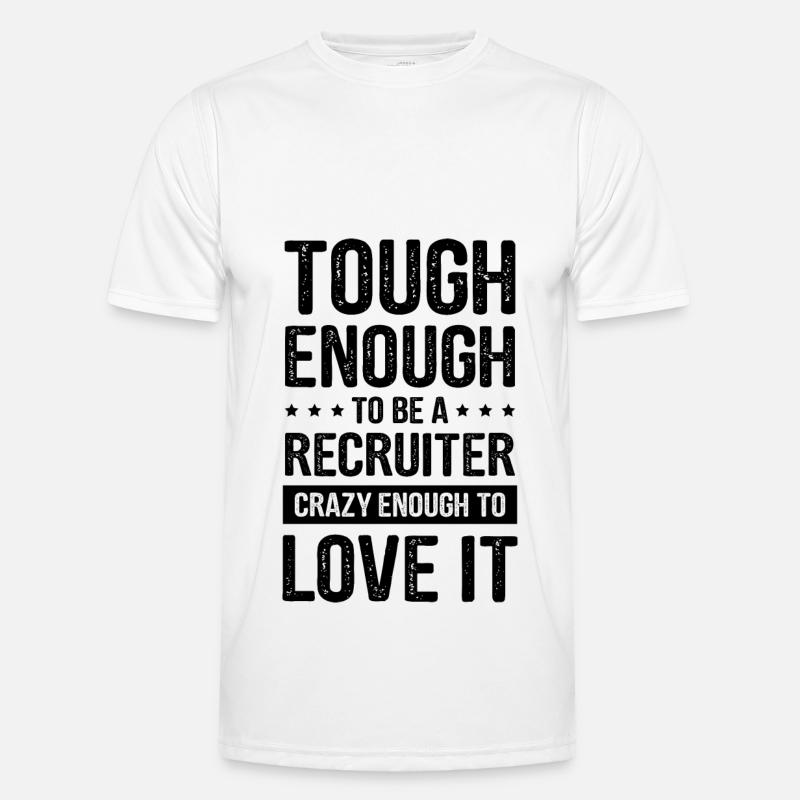 starker Personalvermittler werber Männer Funktions-T-Shirt