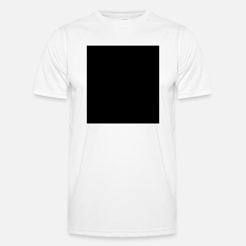 Rectangle black vector Men's Functional T-Shirt