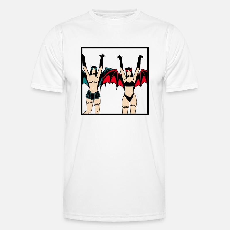 Devils - Men's Functional T-Shirt - white
