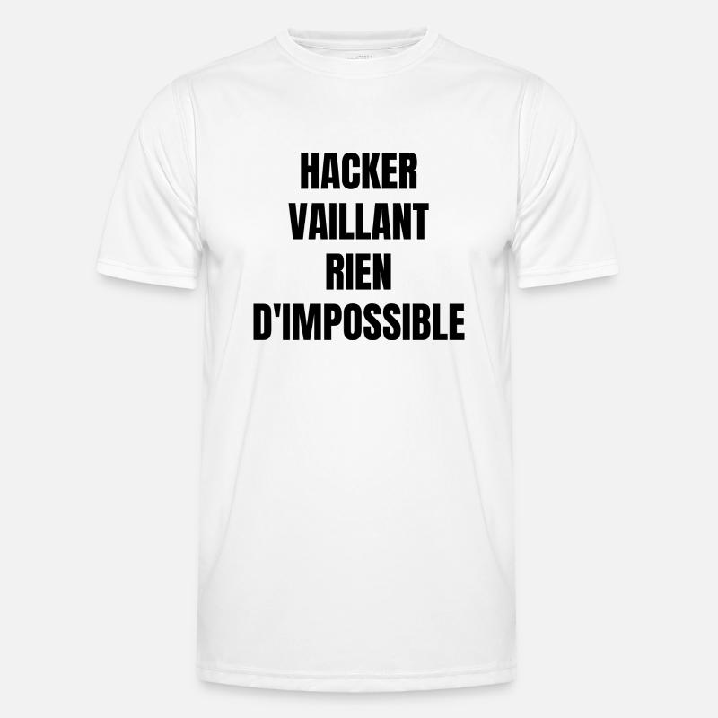 hacker vaillant T-shirt sport Homme