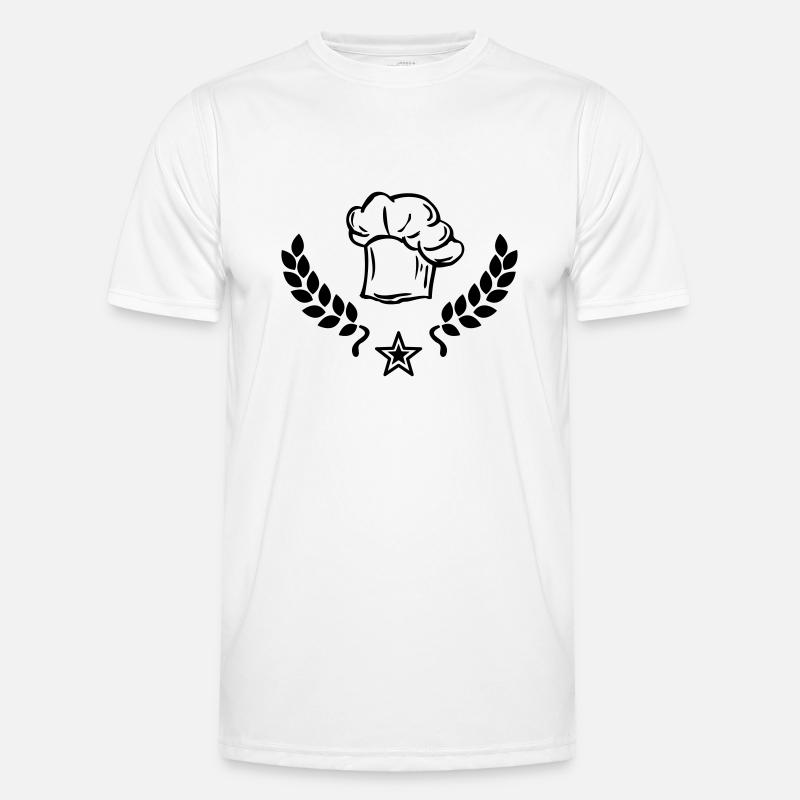 Chef's hat - Men's Functional T-Shirt - white
