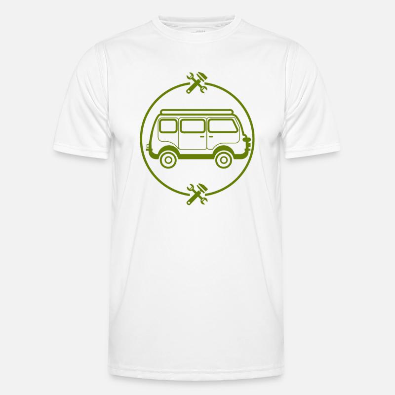 Coche - Autobús - Oldtimer - Nostálgico Camiseta funcional para hombres