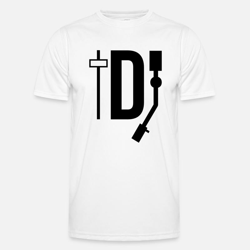 DJ - DEEJAY - Men's Functional T-Shirt - white