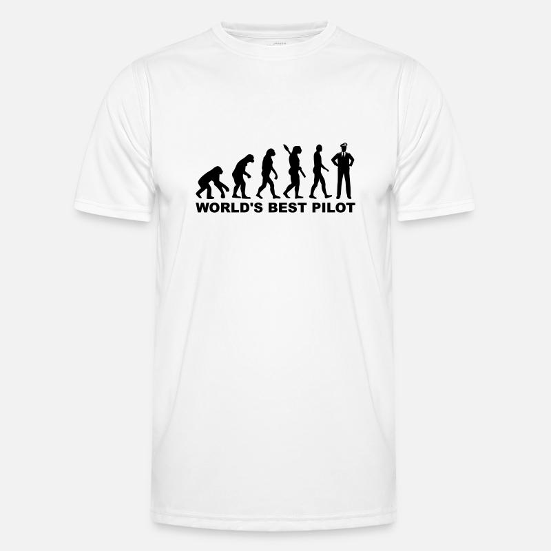 World's Best Pilot - Men's Functional T-Shirt - white