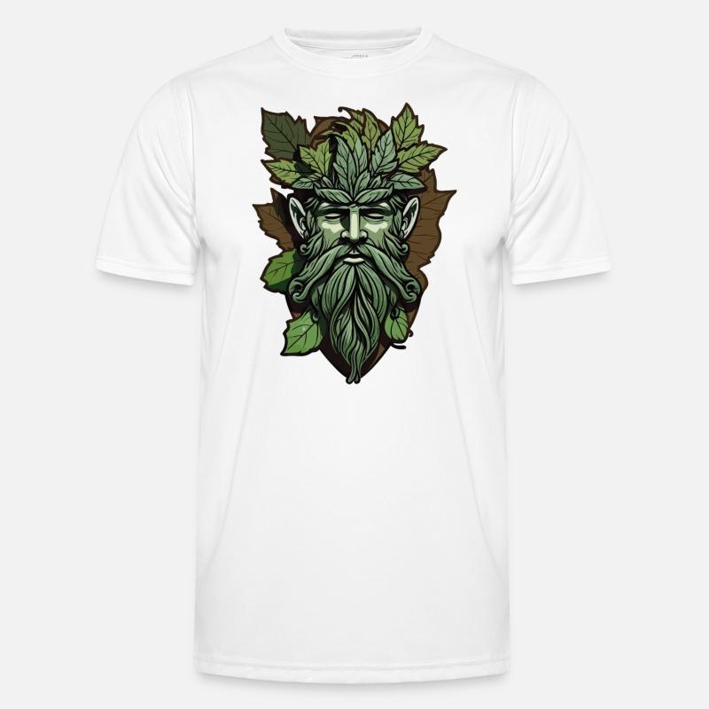 Emerald Whisper Greenman Men's Functional T-Shirt