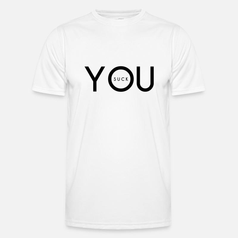 vous sucez T-shirt sport Homme