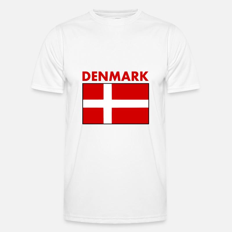 Dänemark Männer Funktions-T-Shirt