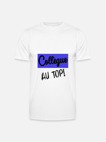 COLLEGUE - T-shirt sport Homme - blanc