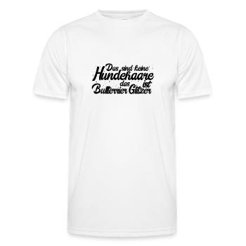 Bullterrier - Männer Funktions-T-Shirt - Weiß - Vorne - AI Model Male 178 dark (178cm)