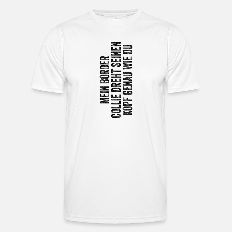 Border Collie Männer Funktions-T-Shirt