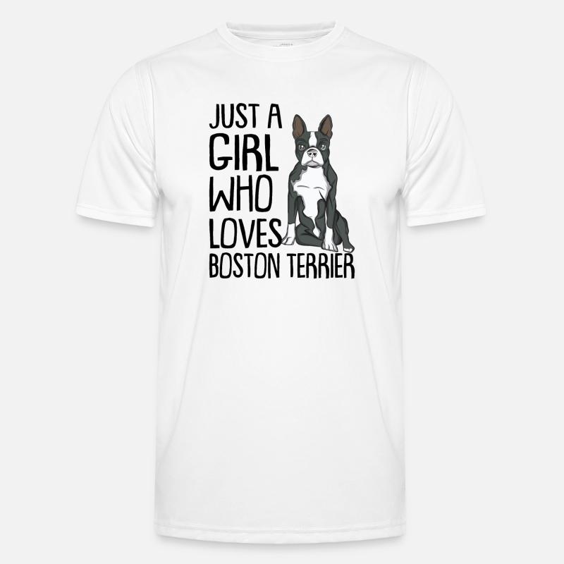 Boston Terrier Männer Funktions-T-Shirt