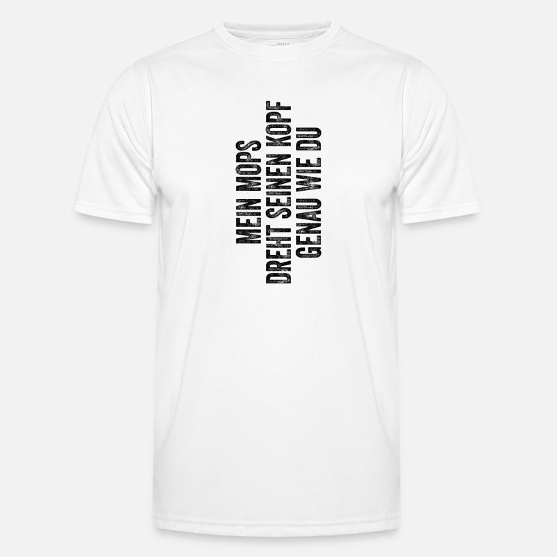 Mops Männer Funktions-T-Shirt