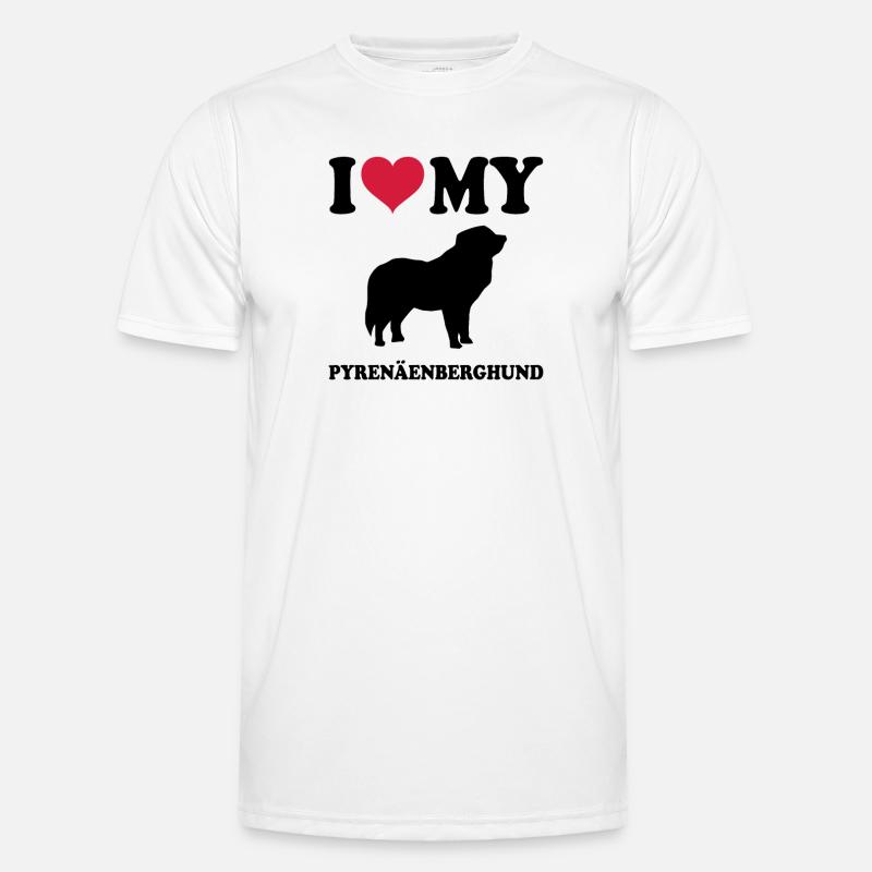 Bouvier des Pyrénées T-shirt sport Homme