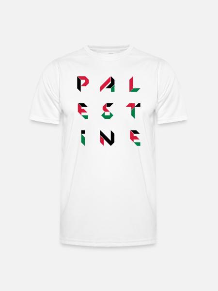 palestine 2 - T-shirt sport Homme - blanc
