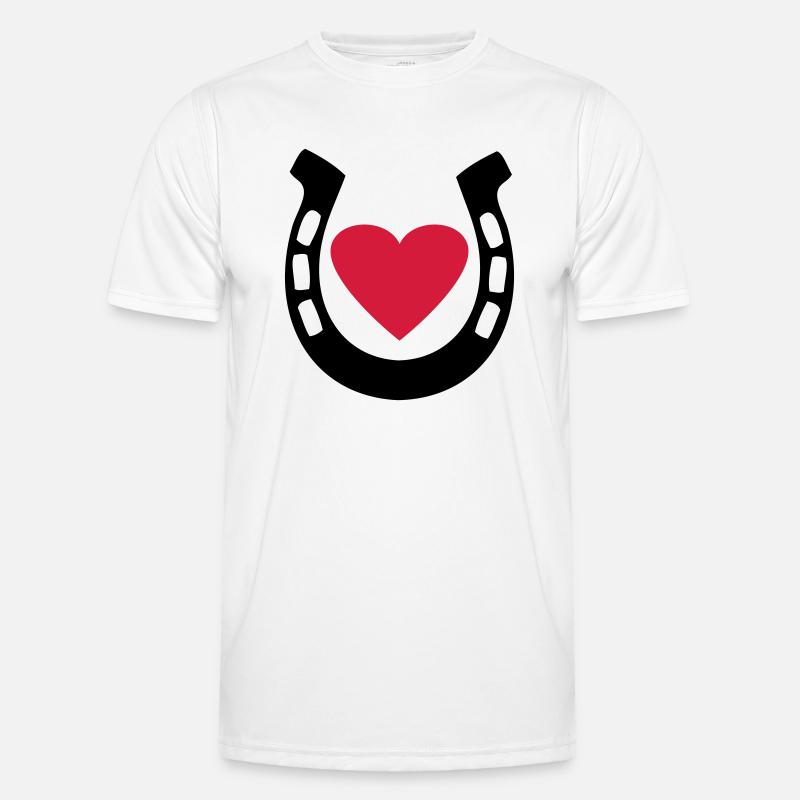 pferde Männer Funktions-T-Shirt
