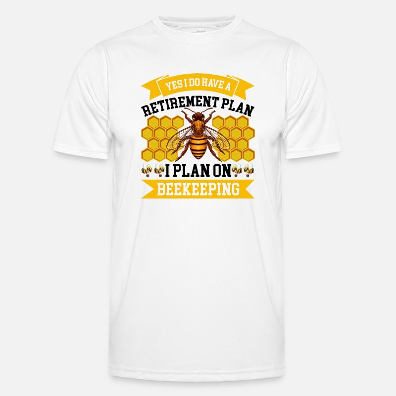 Beekeeping Beekeeping Course Beekeepers' Association Honey Bee Beekeepers - Men's Functional T-Shirt - white