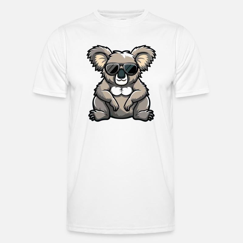 Koala Comic Cool Männer Funktions-T-Shirt