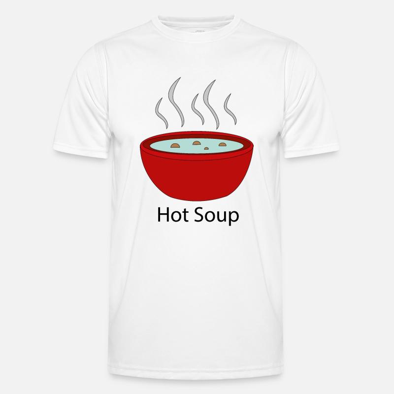 varm soppa Funktions-T-shirt herr