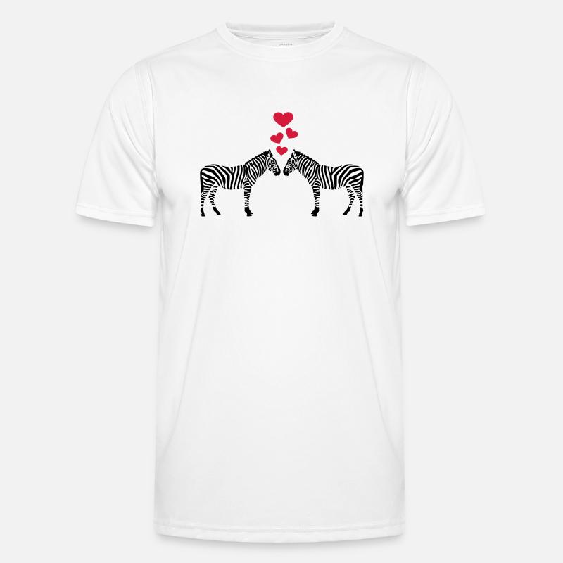 Zebra - Men's Functional T-Shirt - white