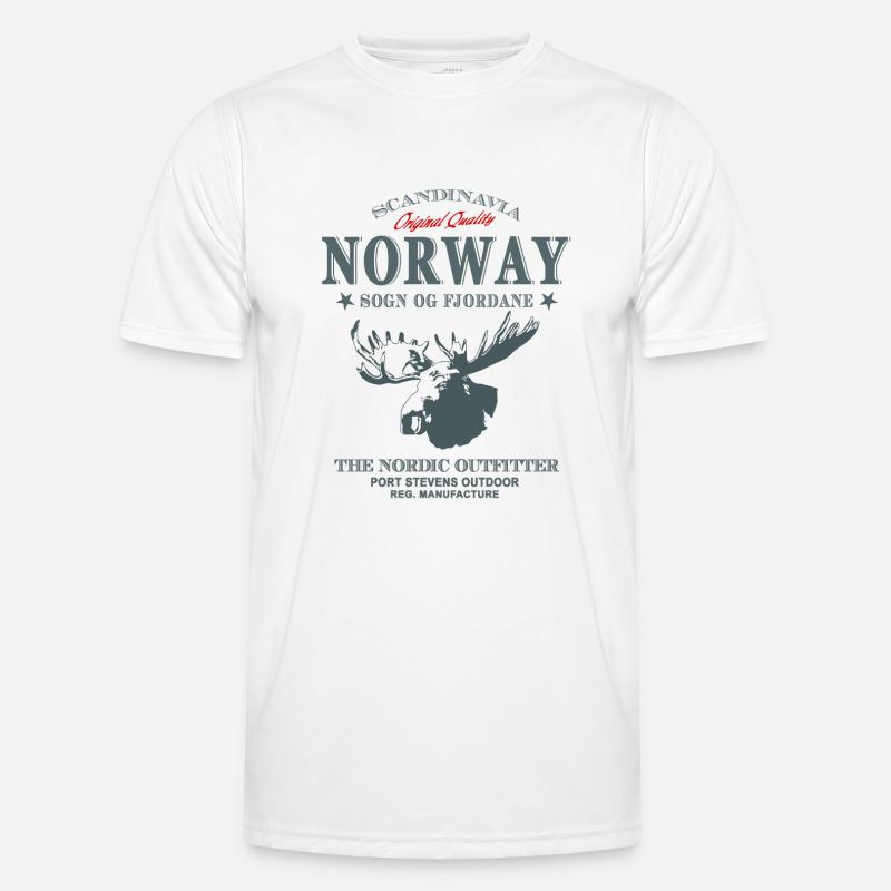 Norway Moose Männer Funktions-T-Shirt