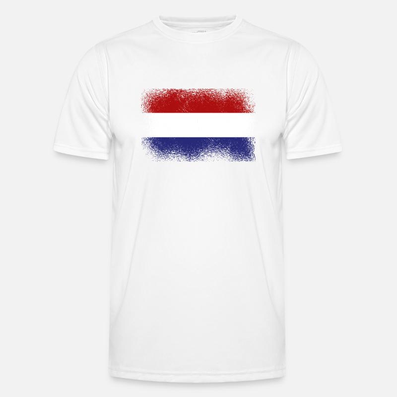 Netherlands flag Holland Dutch flag - Men's Functional T-Shirt - white