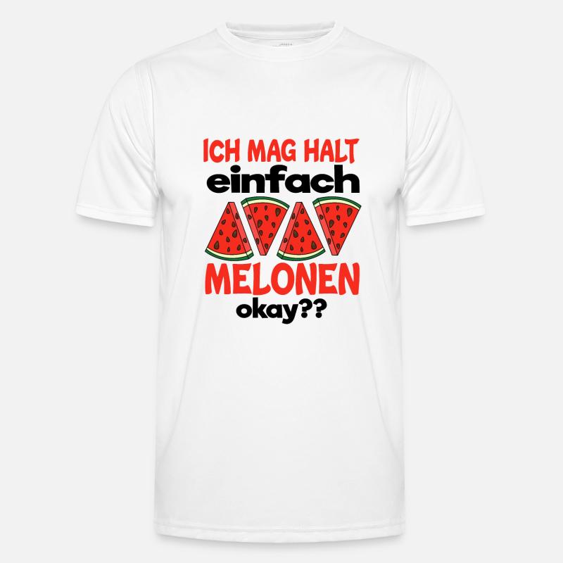 Melone Männer Funktions-T-Shirt