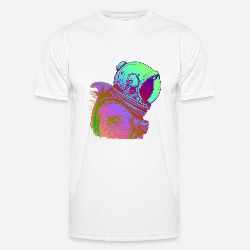 Astronaut Männer Funktions-T-Shirt