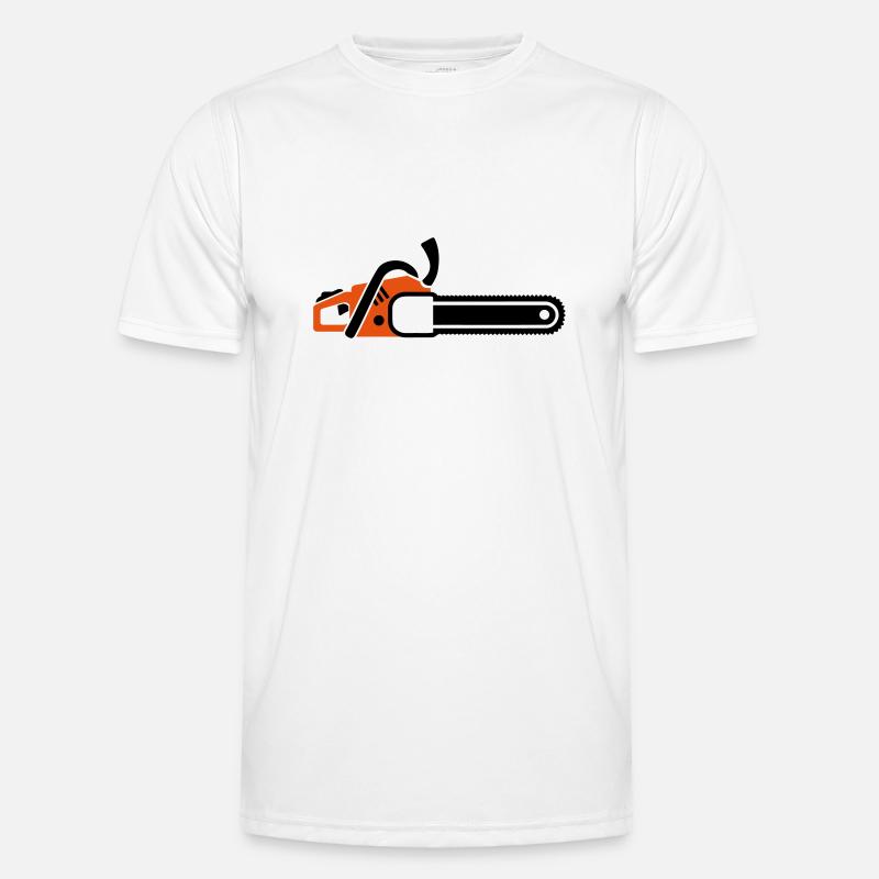 Chainsaw - Men's Functional T-Shirt - white
