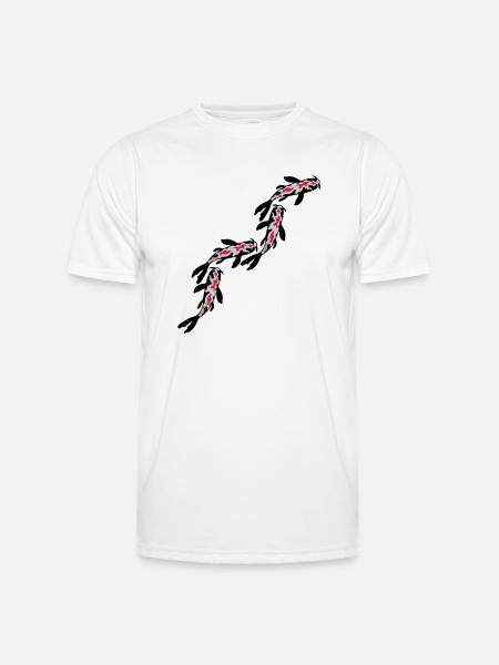 Many Koi Fish Nishikigoi - Men's Functional T-Shirt - white