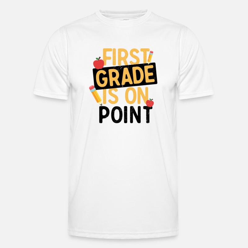 First Grade Is On Point Men's Functional T-Shirt