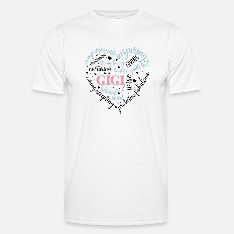 Mother's Day Heart 4 - Men's Functional T-Shirt - white