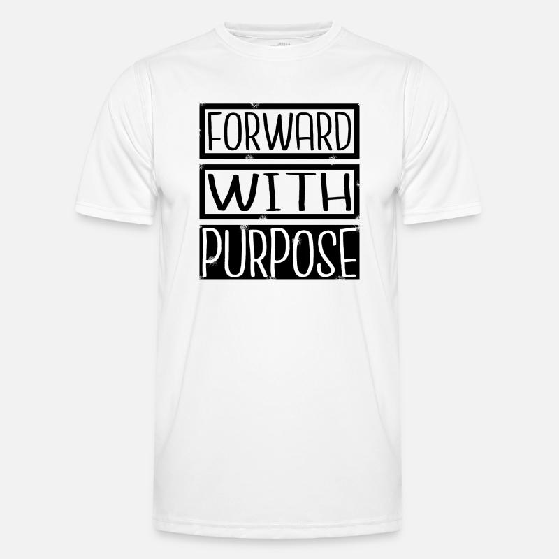 progress growth change development enthusiasm - Männer Funktions-T-Shirt - Weiß