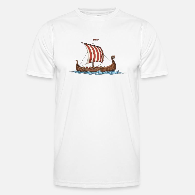 Wikingerboot Männer Funktions-T-Shirt