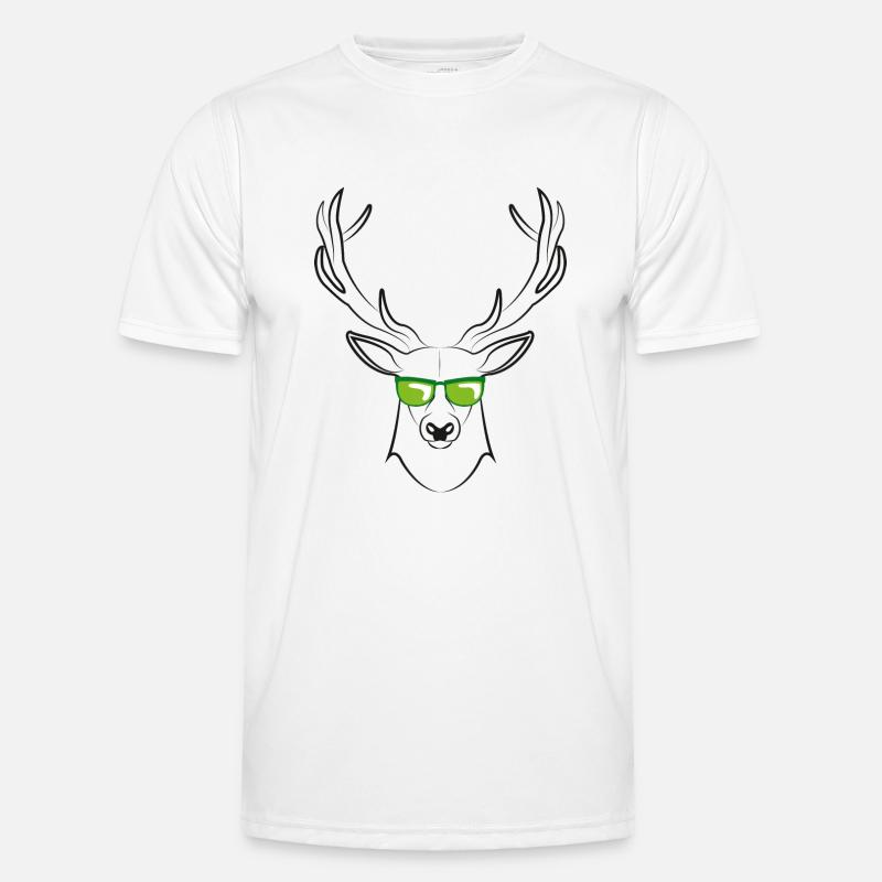 cool deer Männer Funktions-T-Shirt