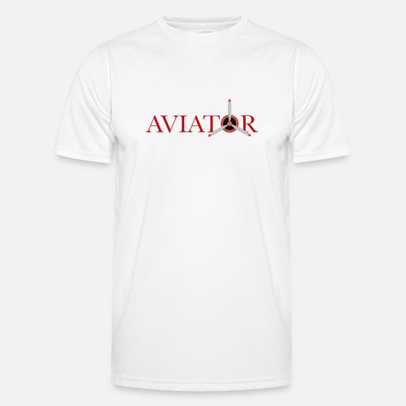 Aviateur T-shirt sport Homme
