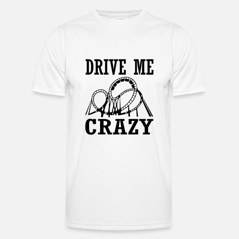 Rollercoaster Roller Coaster Amusement Park Men's Functional T-Shirt