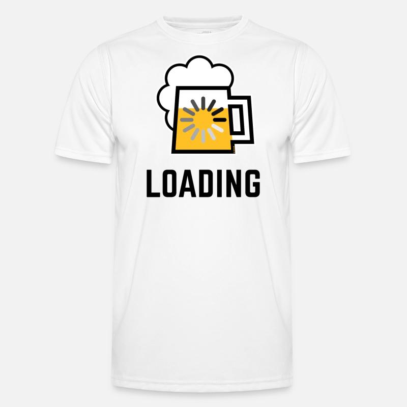 Beer Loading (Drinking In Progress / Positive / |) Men's Functional T-Shirt