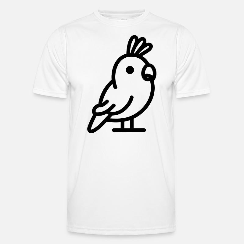 parrot - Men's Functional T-Shirt - white