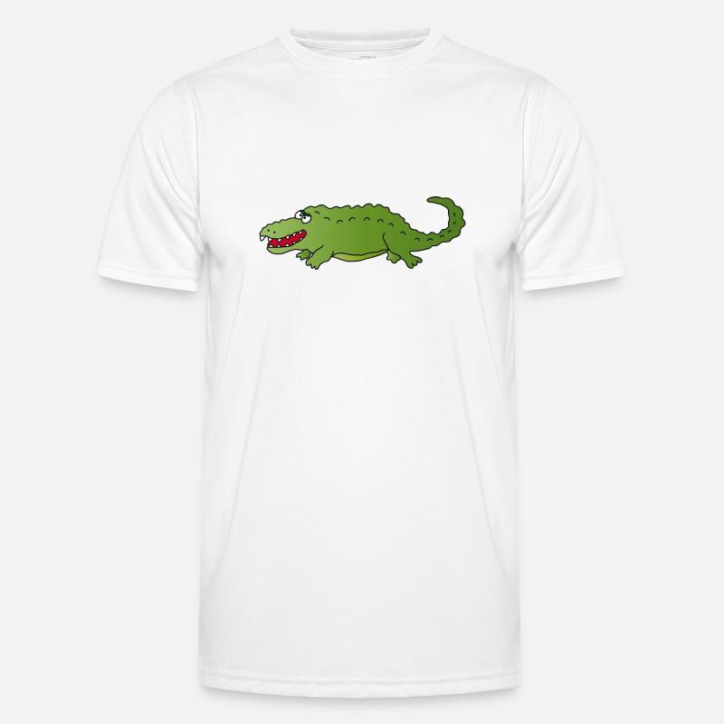 Krokodil Männer Funktions-T-Shirt
