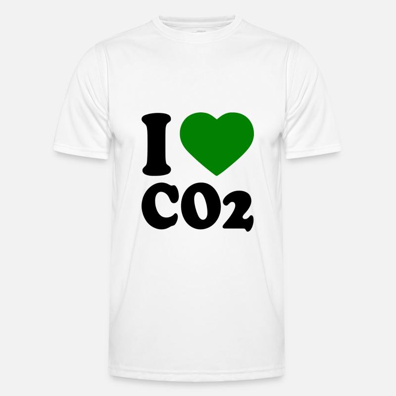 I love co2 Männer Funktions-T-Shirt