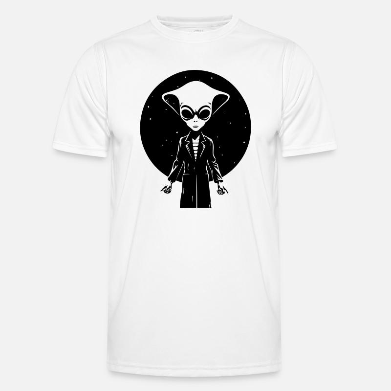 Extraterrestrial elegance - Men's Functional T-Shirt - white