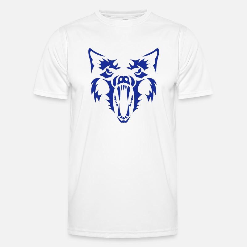 Wolf Werwolf Werwolf 3 - Männer Funktions-T-Shirt - Weiß