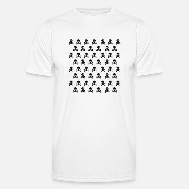 Emo Schädel Männer Funktions-T-Shirt