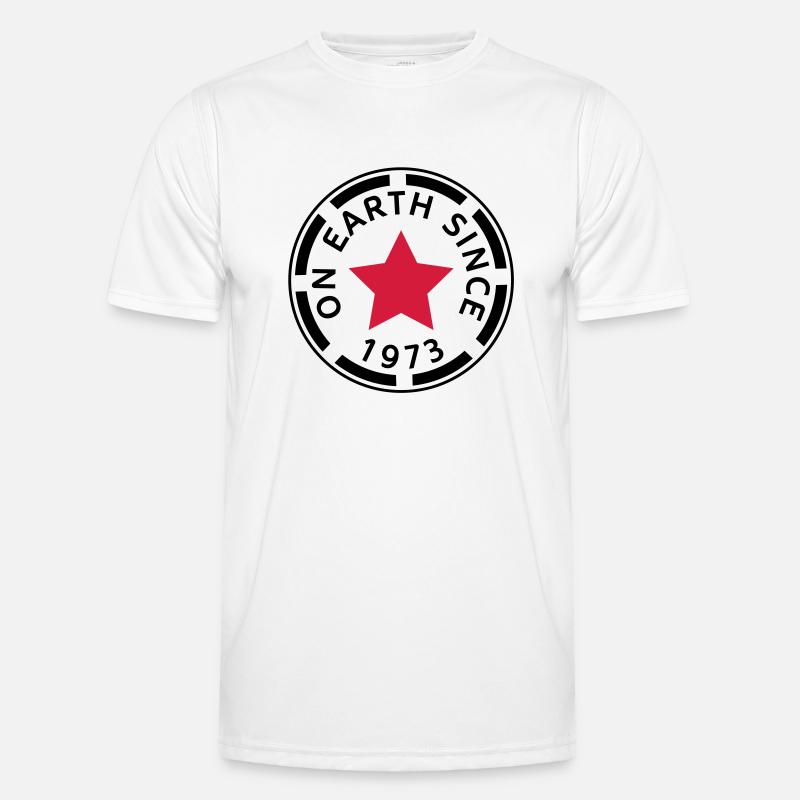 on earth since 1973 (uk) Männer Funktions-T-Shirt