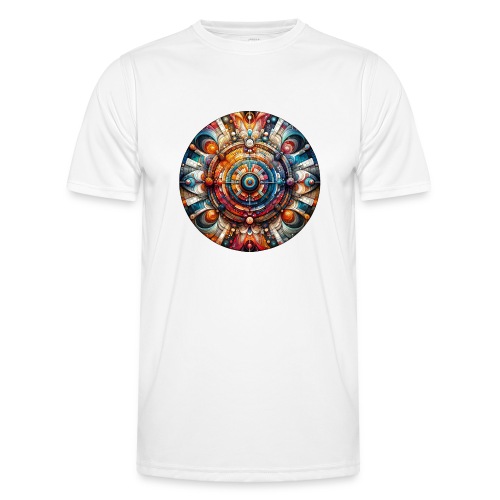Kunterli - Mandala magische Kunstfusion - Männer Funktions-T-Shirt