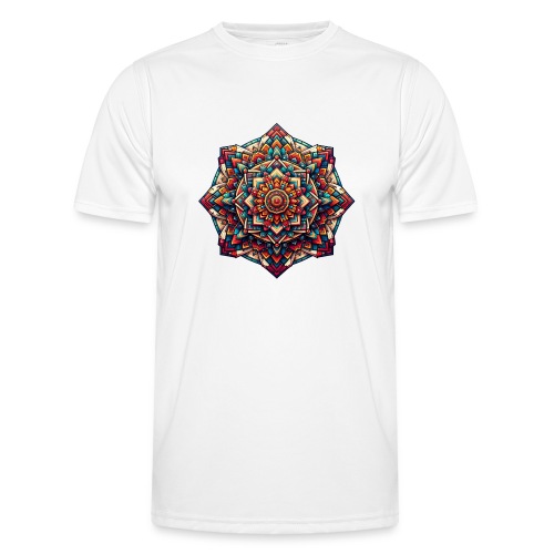 Kunterli - Colorful Geometry Mandala - Men's Functional T-Shirt