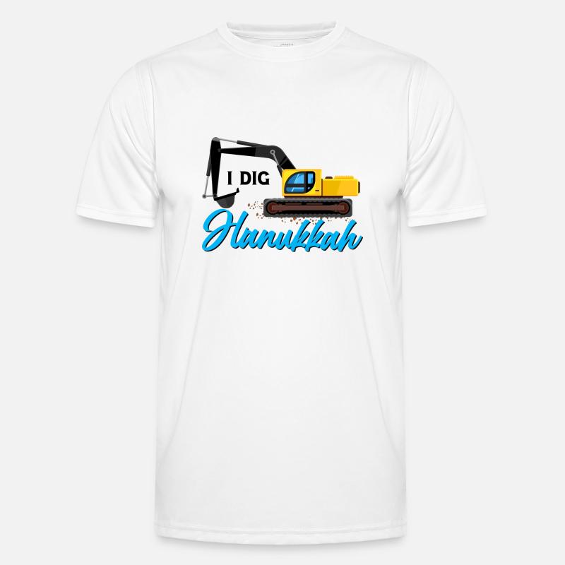Hanoukka Hanoukka Hanoukka - T-shirt sport Homme - blanc